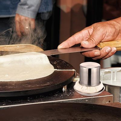 Pinceau à Huile Pour Crêpes Avec Plateau - Brosse Cuisine Pour Crêpes Et Gâteaux