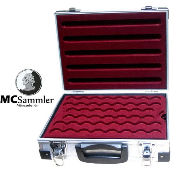 MC.Sammler Lot 30 Capsules Pièces 24 Mm – Plastique Anti-rayures – Transparent – Protection Collection