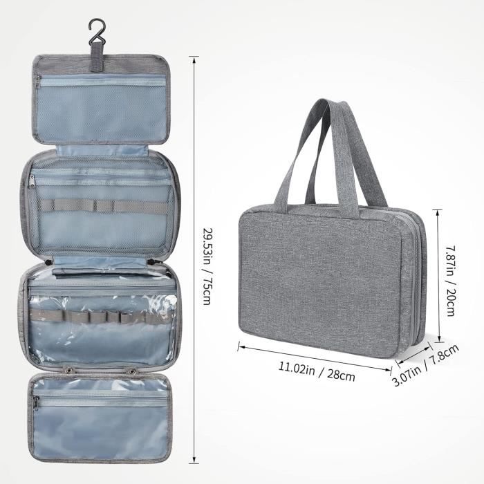 Trousse Toilette Imperméable Motif Voiture Course - Polyester, 10,5x4,4x13,5cm | Pour Voyage, Sport, Salle De Bain