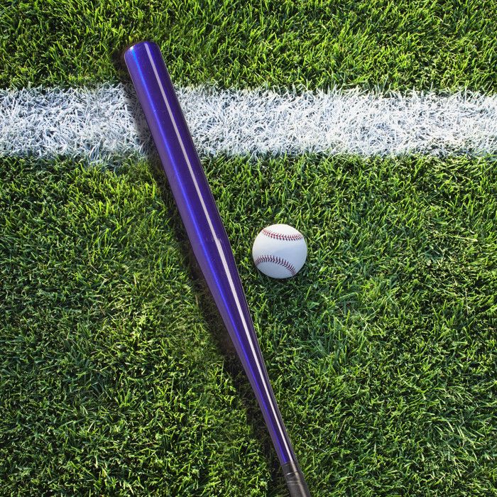86cm Batte de Baseball Aluminium 34 Pouces Bleu Batte Base