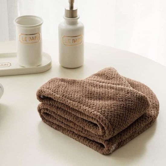 2 Pièces Serviettes Microfibre Pour Cheveux Longs,Cheveux Séchage