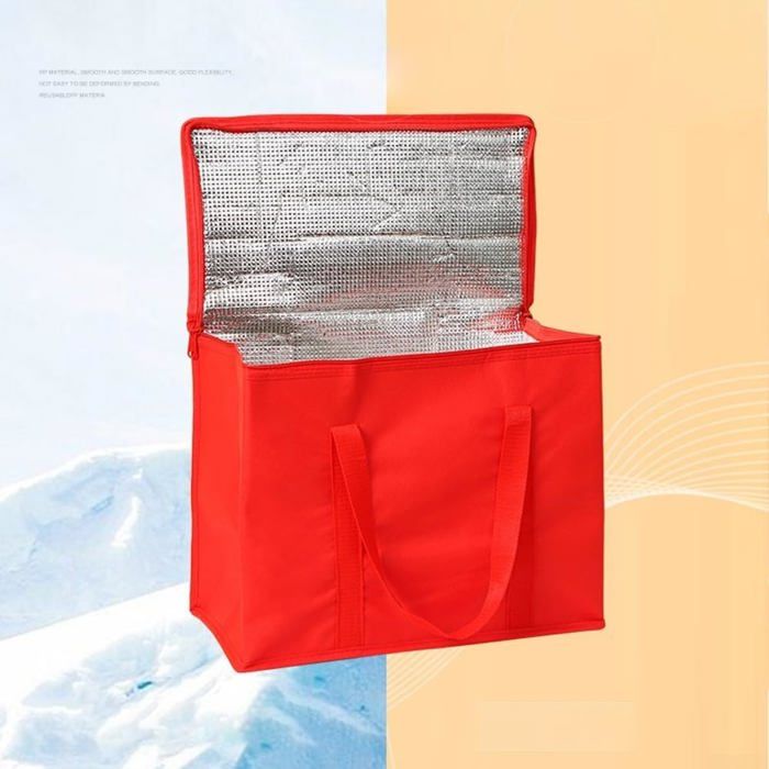 Lot de 2 grands sacs isothermes pliables de qualité supérieure avec Lot de 2 grands sacs isothermes pliables de qualité supérieure avec