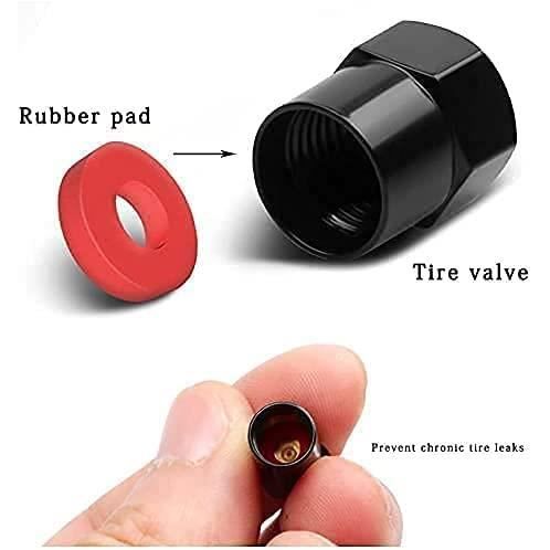 Bouchons De Valve Aluminium Pour Volvo - 4 Pièces, étanches, Décoratifs, Avec Joint
