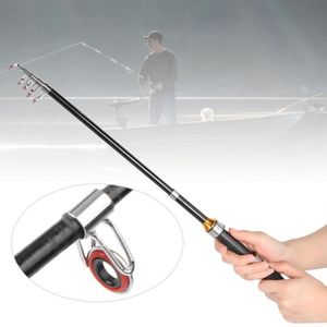Télescopique Canne à Pêche Petite canne à pêche Kit canne à pêche et pêche avec moulinet en
