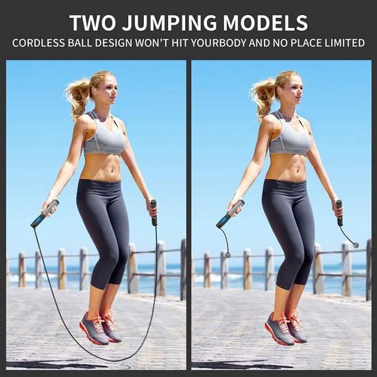 CORDE À SAUTER corde à sauter avec compteur de calories pour l