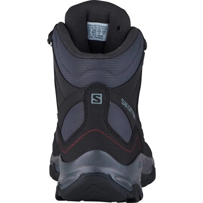 SALOMON Chaussures de randonnee Mudstone MID GTX Homme Noir et rouge Cdiscount Sport