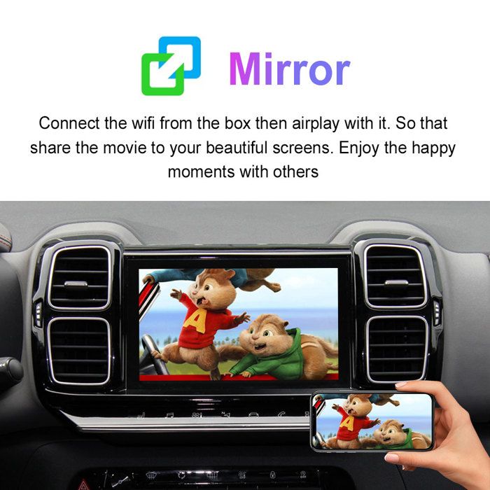Écran CarPlay Sans Fil 7 Pouces Pour Citroën Ami (2020-2025) - Avec Caméra De Recul Et GPS - Installation Facile - 12
