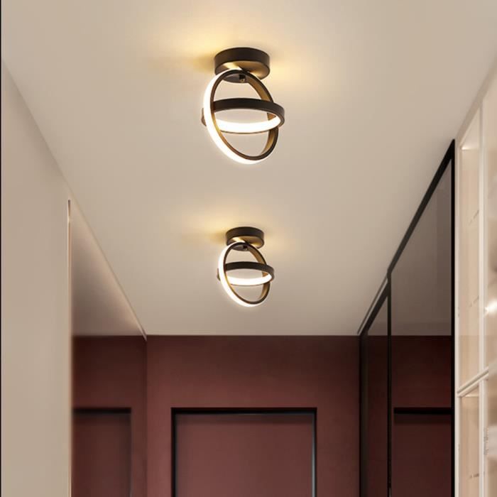 UTO LED Plafonnier Salon Lampe Moderne Creative Métal Acrylique Design Or  Lampe Éclairage Chambre Loft Décor, lumière chaude