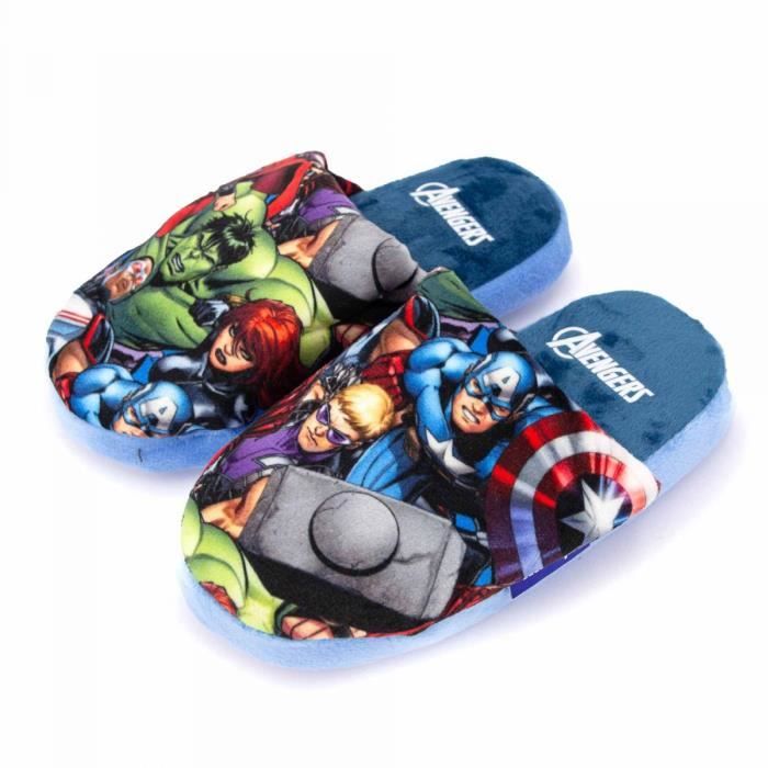 Chaussons Gar on Bleu MARVEL T28 au 34 Prix D griff Bleu