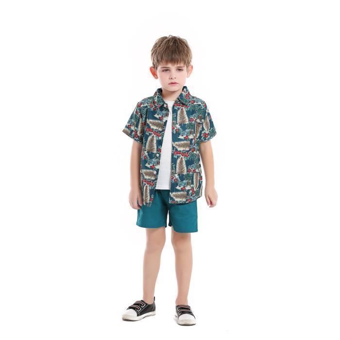 Ensemble de Vêtement - Tee Shirt et short - pour Enfant Garçon