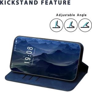 Étui Oppo Find X3 Lite Avec Porte-cartes - Noir En Similicuir, Marque Avizar, Neuf Sous Blister