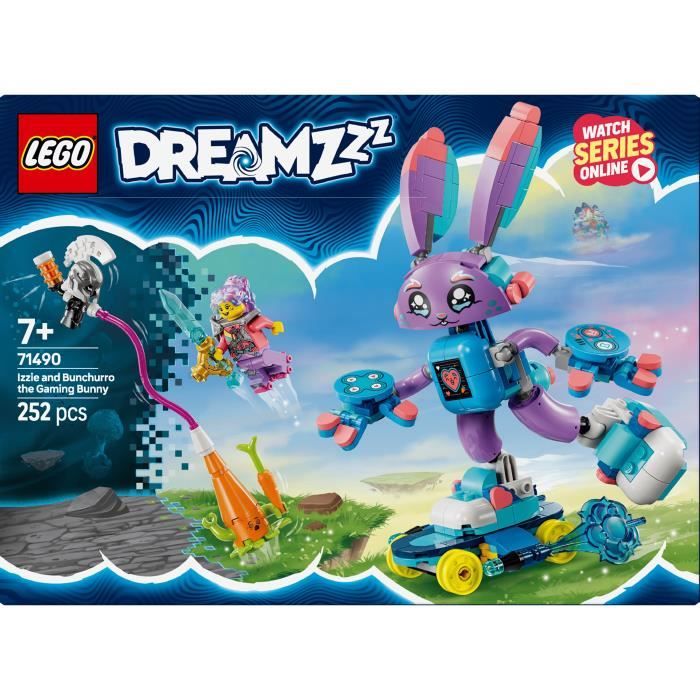 LEGO DREAMZzz 71490 Izzie et Bunchurro le lapin Gamer - Jouet de ...