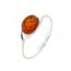 bague argent ambre ovale bague argent ambre ovale