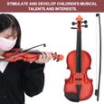 Jouet de violon acoustique pour enfant simulé, corde réglable, débutant musical, développer la pratique des instruments-0