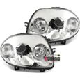 PHARES SPORT CHROME LOOK FEUX V6 RENAULT CLIO 2 - CLIO B - PHASE 1 1998-2001 (11116)-0