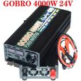 Convertisseur 4000W 24V à 220V onde pur sinus ecran LCD-0