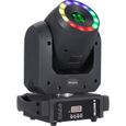 Ibiza Light E-SPOT100 - Lyre DMX SPOT 100W Avec Anneau A LEDS RGB-0