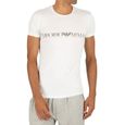 Emporio Armani Homme T-shirt avec logo méga, Blanc-0