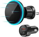SANAG Chargeur De Voiture Mag-Safe De 15W Avec Support Pour Téléphone. Le Support Magnétique De Voiture Permet Une Charge Rapide Av