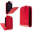 CASEROXX Housse à clapet Freestyle Libre 1 / 2 / Insulinx / 14 Day en rouge, Etui de protection pour smartphone