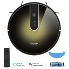 Aspirateur Robot-JOULLI- 4500Pa Puissance - Chargement Automatique - d'Aspiration Alexa App Vocale Contrôle- sur Les Tapis et Sols