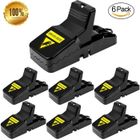 MOONMINI Lot de 6 Pièges à Souris Réutilisables / Piege Souris, Piege Rat à Déclenchement Précis