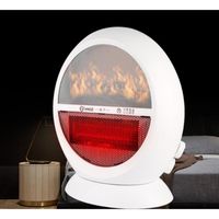 Radiateur électrique | effet feu de cheminée • 1500 W / 30m² • protection contre la surchauffe | Mini-cheminée, chauffage d´appoint