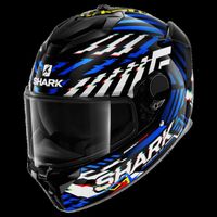 Casque moto intégral Shark spartan GT bcl. micr. e-brake - noir/jaune/bleu - L