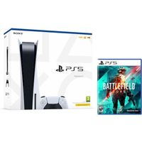 Console PS5 Sony PlayStation 5 - Standard Edition, Bluray, 825GB SSD, 60FPS, 4K/8K, HDR (Avec lecteur) + Battlefield 2042
