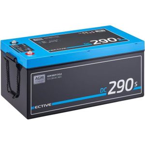 BATTERIE VÉHICULE ECTIVE 12V 290Ah AGM batterie decharge lente Deep 