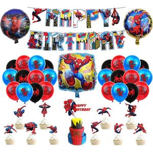 Taille 5 Ballon spiderman super hero en aluminium 3D, décoration