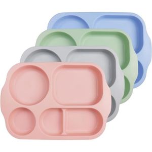 6Pcs Assiettes Plastique Reutilisable,Assiettes Incassable Assiettes Au  Lave-Vaisselle Et Au Micro-Ondes Pour Pique-Nique D[x3998] - Cdiscount  Maison