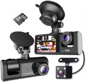 RADAR DE RECUL Caméra de Voiture Triple 1440P+1080P+1080P, 24Surveillance de Parking, Night Vision, G-Capteur