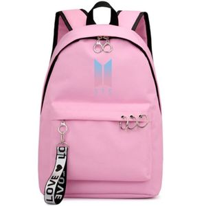 Simyjoy Unisexe Bts Bangtan Boys Sac A Dos Kpop Sac A Dos Pour Ordinateur Portable Poids Leger Jungkook Jimin Suga V Usb Port De Charge Bts Fans De Nice Cadeau J Hope Black