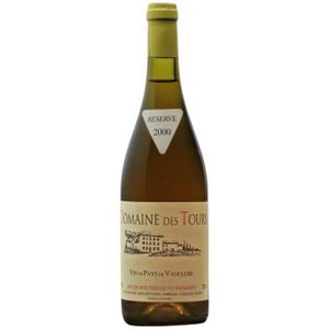 VIN BLANC Vaucluse Blanc 2000 - 75cl - Château des Tours - V