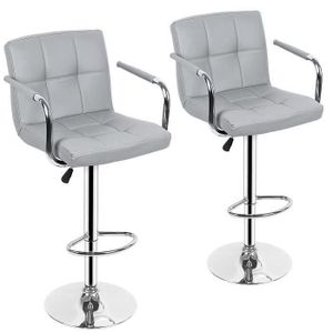 4x Tabouret de bar Diamètre 38,5 cm protection contre les rayures