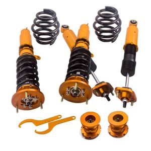 AMORTISSEUR Coilover Strut Shock Absorber for BMW E46 3 Serie Adjustable Height Camber Plate