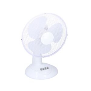 VENTILATEUR Ventilateur de table Daewoo 45w 30cm 3 vitesses blanc - VENTINTERIOR