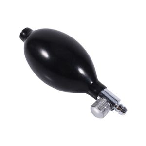 SOUPAPE EBTOOLS ampoule de sphygmomanomètre Ampoule de rechange en latex pour tension artérielle à gonflage manuel noir avec soupape de