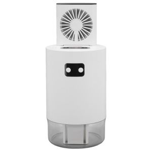 VENTILATEUR Fdit humidificateur de ventilateur USB Humidificateur à ventilateur 2 en 1 Réservoir d'eau de 1000 ml Charge USB Ventilateur de