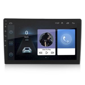 AUTORADIO Qiilu Lecteur d'autoradio 10in 1Din Voiture GPS Stéréo 1080P MP5 Lecteur WiFi Universel Modifié Navigation 2USB pour Android 1G +