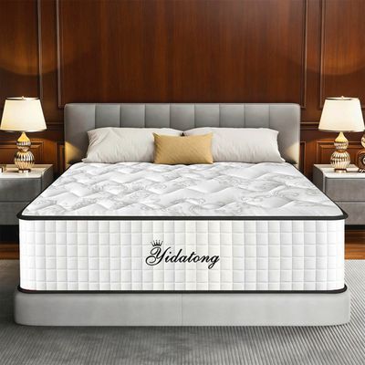 SZSL Matelas Hybride 160x200, Épais 26cm, Ressorts Ensachés et à Mémoire de Forme, H3 Moyenne Ferme, Confort - Maison