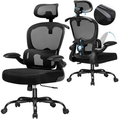 Chaise De Bureau Pivotante Sans Accoudoirs - Tabouret Réglable En Hauteur Velours Doux - Pour Coiffeuse & Bureau