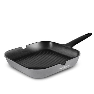 Plancha Bra Efficient 35 Cm – Fonte Aluminium Anti-adhésif Platinum Plus Sans PFOA – Tous Feux Dont Induction