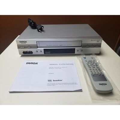 Magnétoscope JVC HR-V505 - Lecteur Cassette VHS, 6 Têtes, PAL Secam, Avec Télécommande (occasion)