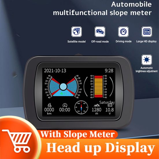 TONYSA Compteur De Vitesse Numérique à Affichage Tête Haute, GPS MPH Pour Voitures Et Camions Plug And Play Grand Ecran Haute Definition 91587766 TONYSA Compteur De Vitesse Numérique à Affichage Tête Haute, GPS MPH Pour Voitures Et Camions Plug And Play Grand Ecran Haute Definition 91587766