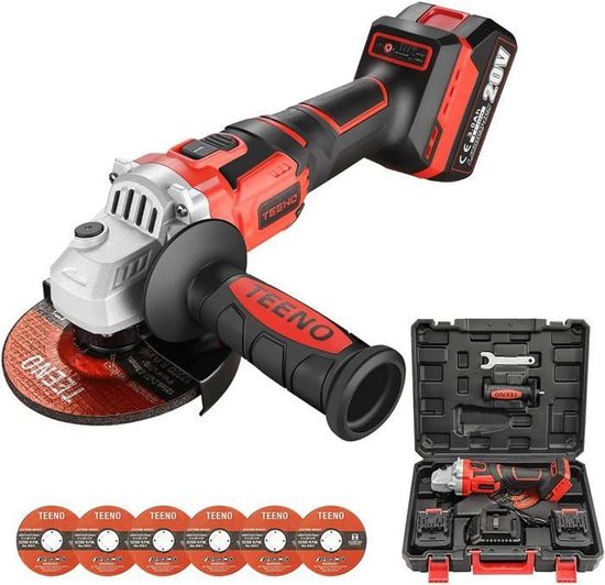 Meuleuse d'angle sans fil 100mm 18V 20000rpm | Leroy Merlin
