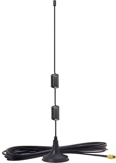Bingfu Antena De Radio De Jamón Móvil Para Vehículos Con Planos De Tierra De Doble Banda Vhf Uhf 136 174mhz 400 470mhz Montaje Nmo Base Magnetica