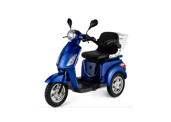 Scooter électrique 3 Roues VELECO ZT15 900W - Bleu, Autonomie 45-60 Km, Pour Adultes Et Seniors, Neuf