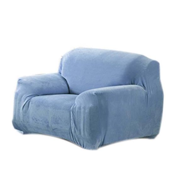 Housse de canapé en velours épais, en forme de L, housse de canapé extensible, housse